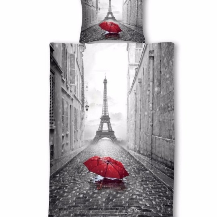 3D EFEKT povlečení EIFELOVKA 2 140x200 + 70x90