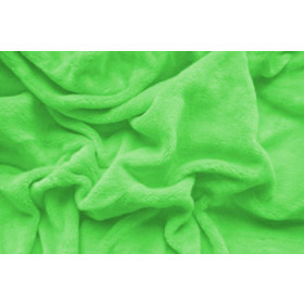 Mikroplyšové-mikroflanelové prostěradlo zelené 180x200x25