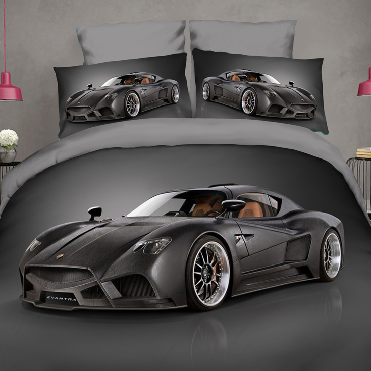 3D EFEKT povlečení  LAMBORGHINI  140x200 + 70x90