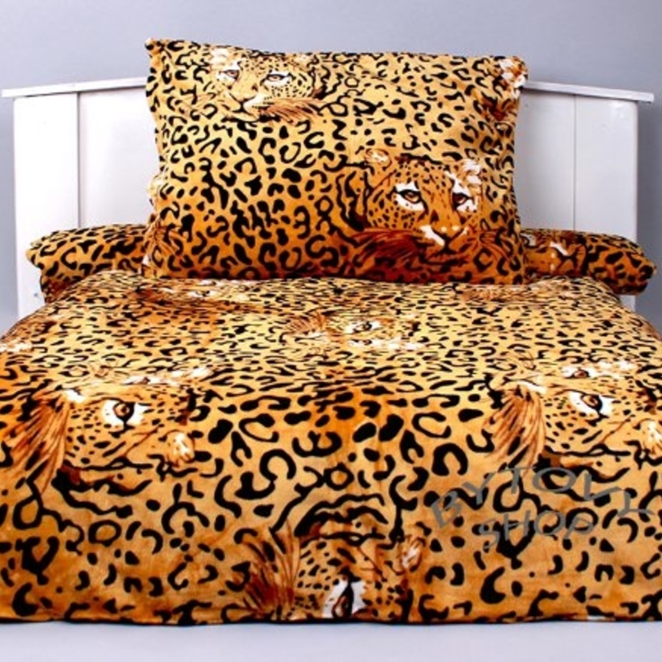 Mikroflanelové povlečení LEOPARD  200x220