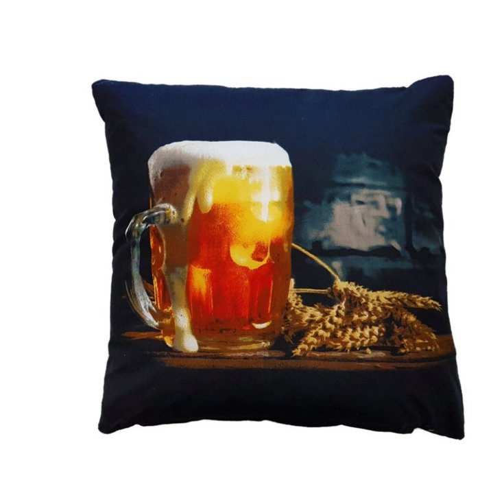 3D POLŠTÁŘEK PIVO 45x45 cm