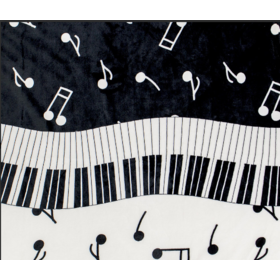 Mikroplyšová deka s beránkem PIANO 150x200cm