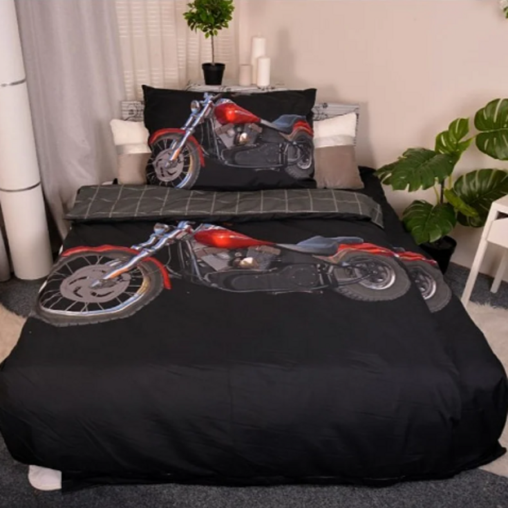 3D EFEKT povlečení CHOPPER 140x200 + 70x90