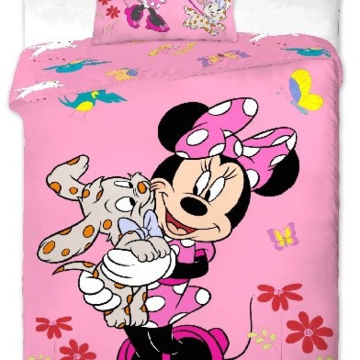 Bavlněné povlečení Minnie s pejskem
