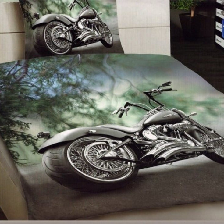 3D EFEKT povlečení  MOTORKA