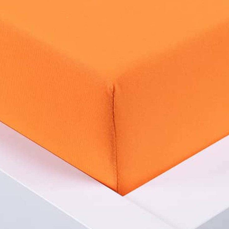 Jersey prostěradlo oranžové 180x200x15